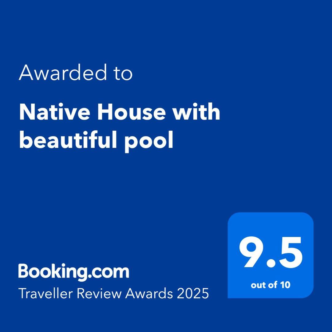 Bagac Native House With Beautiful Poolヴィラ エクステリア 写真